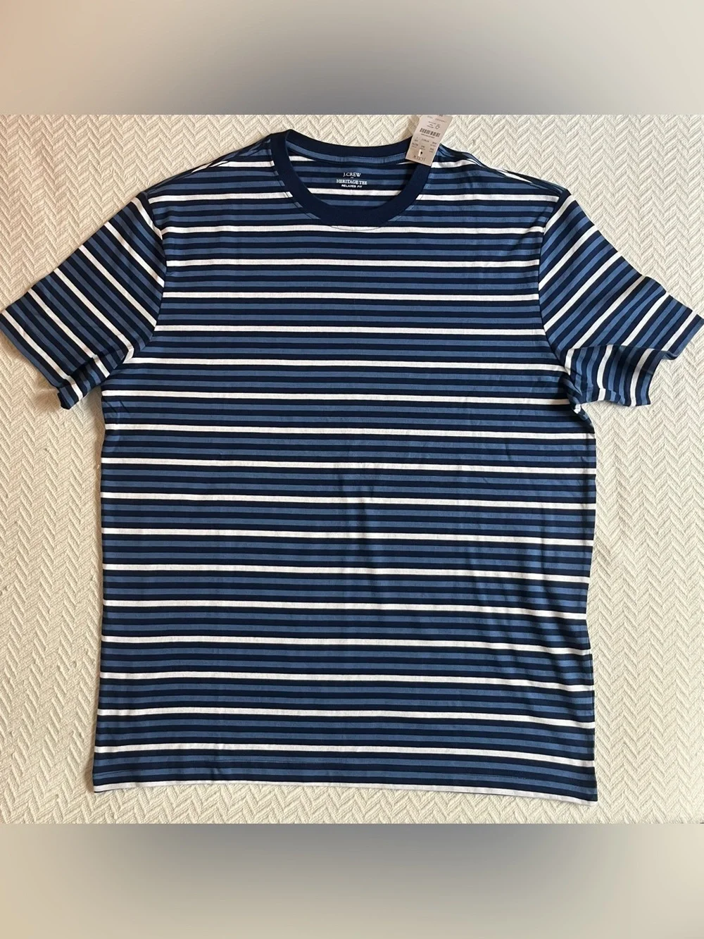 J Crew Striped Heritage Tee